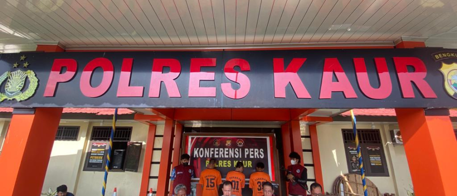 Ops Antik Nala, Polres Kaur Tangkap 3 Tersangka Kasus Narkoba