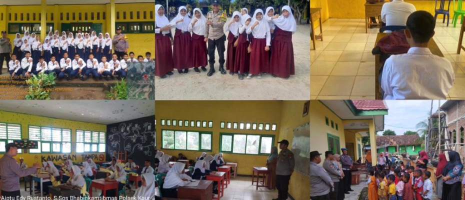 Polres Kaur dan Polsek Jajaran Gelar Police Go To Schoool 