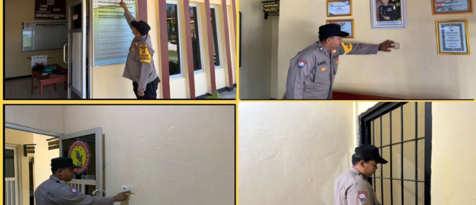 Polsek Jajara Polres Kaur, Cek Instalasi Listrik Secara Berkala 