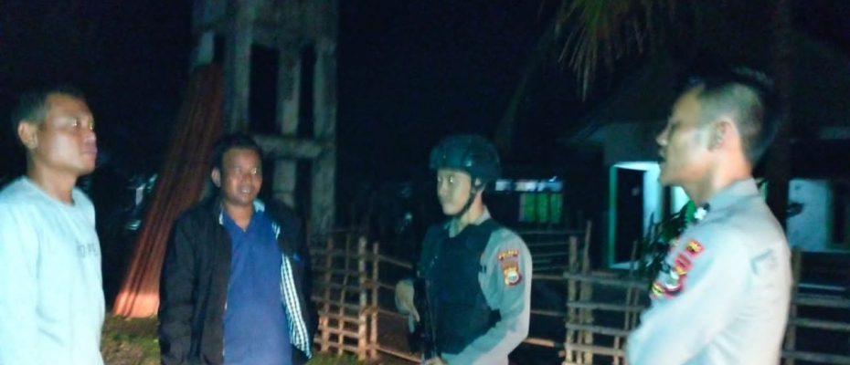 Patroli Dialogis Polsek Padang Guci Hulu Cegah Aksi Premanisme dan 3C 