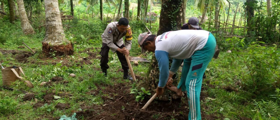 Bhabinkamtibmas Polsek Kaur Selatan Sambang DDS di Desa Binaan