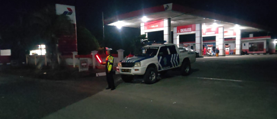 Antisipasi Gangguan Kamtibmas, Polres Kaur Gelar Patroli di Jalan Lintas