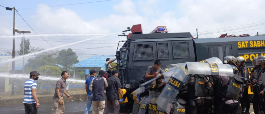 Polres Kaur Gelar Gladi Bersih Simulasi Sispamkota Pemilu 2024 