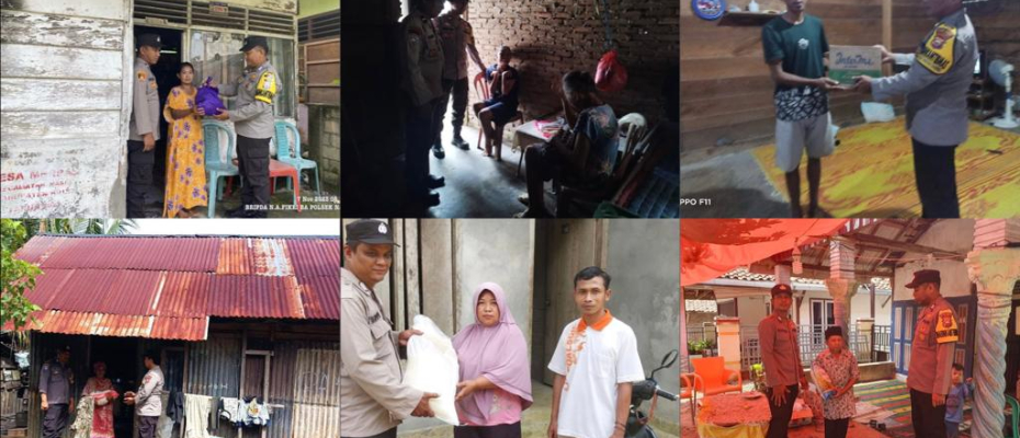 Program Selasa Berbagi, Polres Kaur dan Jajaran Bagikan Sembako Kepada Warga yang Kurang Mampu 