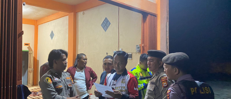Polres Kaur Laksanakan Giat Patroli KRYD Gabungan Piket Fungsi Di Kantor Bawaslu