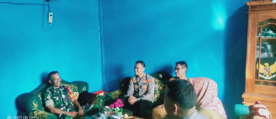 Gelar Cooling System Dengan Perangkat Desa Polsek Ketahun Ciptakan Situasi Aman dan Kondusif