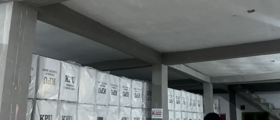 Ciptakan Keamanan yang Aman dan Kondusif, Personel OMB Polres Kaur Patroli di Gudang Logistik 