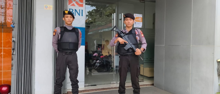 Pengamanan di Objek Vital, Polres Kaur Cek ATM dan Bank 