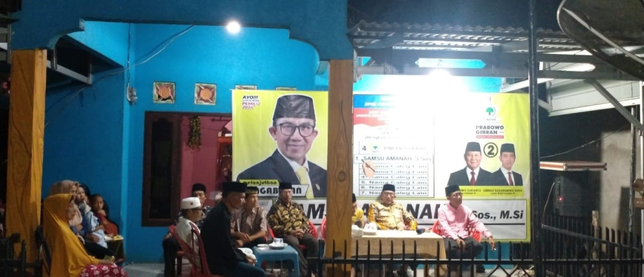 Polsek Kaur Utara Monitoring Kegiatan Kampanye Pertemuan Tatap Muka Calon Anggota DPRD Provinsi