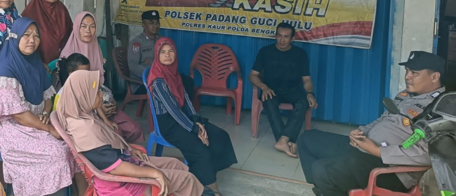 Jalin Komunikasi dengan Warga Terkait Kamtibmas di Wilkum, Polsek Padang Guci Hulu Gelar Minggu Kasih