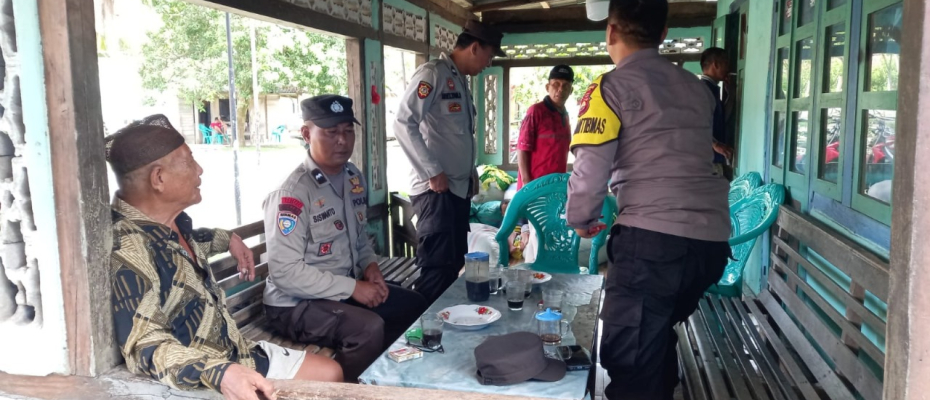 Patroli Dialogis, Polsek Maje Sampaikan Imbauan Cipta Kamtibmas Kondusif Jelang Pemilu 2024