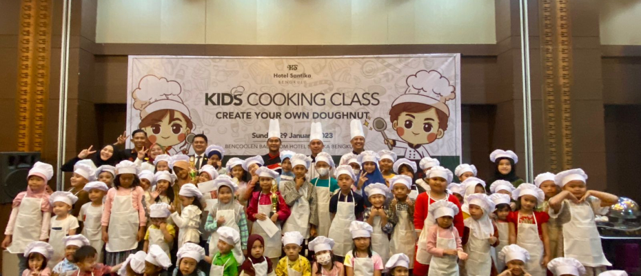 Latih Bakat dan Kreativitas Anak, Hotel Santika Bengkulu Kembali Tawarkan Kids Cooking Class