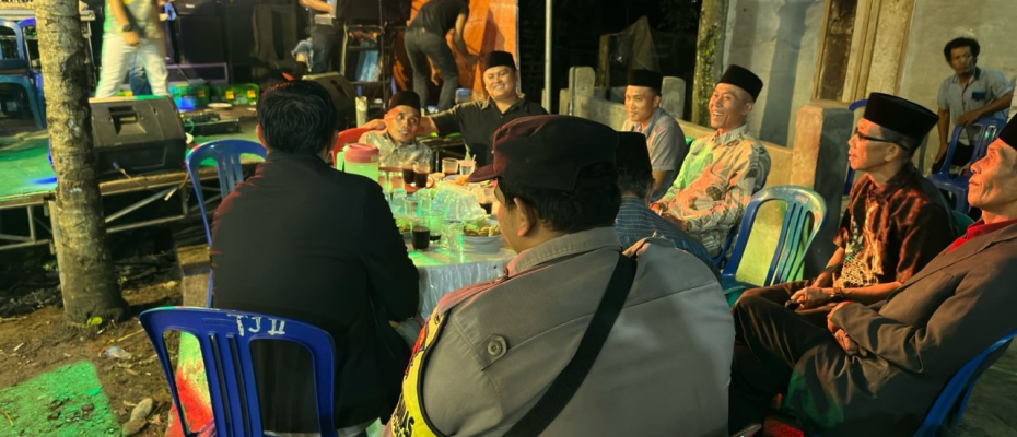 Monitoring Kegitan Pesta Pernikahan, Polsek Kaur Utara Sampaikan Imbauan Kamtibmas 