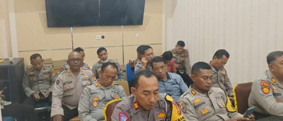 Polres Kaur Ikuti Kegiatan Zoom Meeting Sosialisasi Teknis Panduan Program Beyond Trust Presisi TW I Tahun 2024