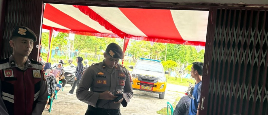 Polres Kaur Patroli Dialogis Presisi Seputaran Kantor KPUD, Kantor Bawaslu, Gudang Logistik Dalam Rangka OMB 