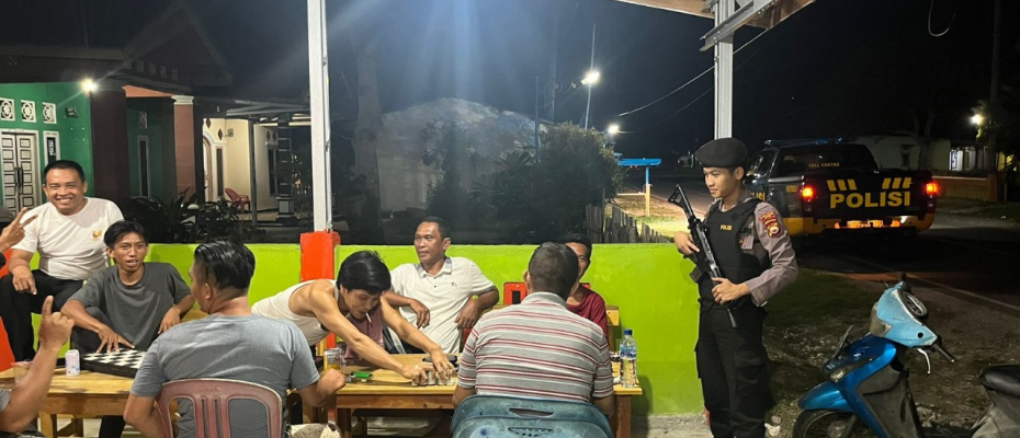 Patroli Sat Samapta Polres Kaur Patroli Presisi, Cegah Kejahatan dan Dekatkan Diri dengan Masyarakat