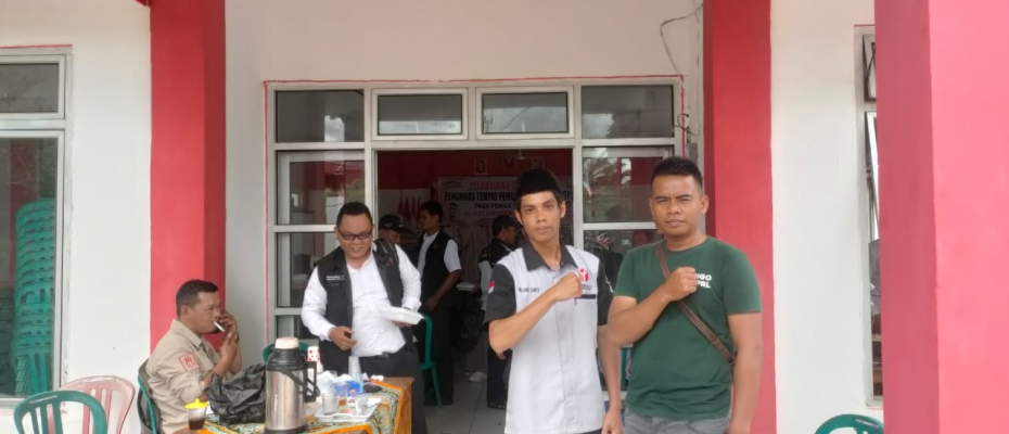 Kapolsek Ketahun Monitoring Bimtek Panwas TPS di Kecamatan Pinang Raya