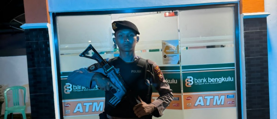 Patroli Pengecekan Objek Vital, Sat Samapta Polres Kaur Lakukan Pengamanan 