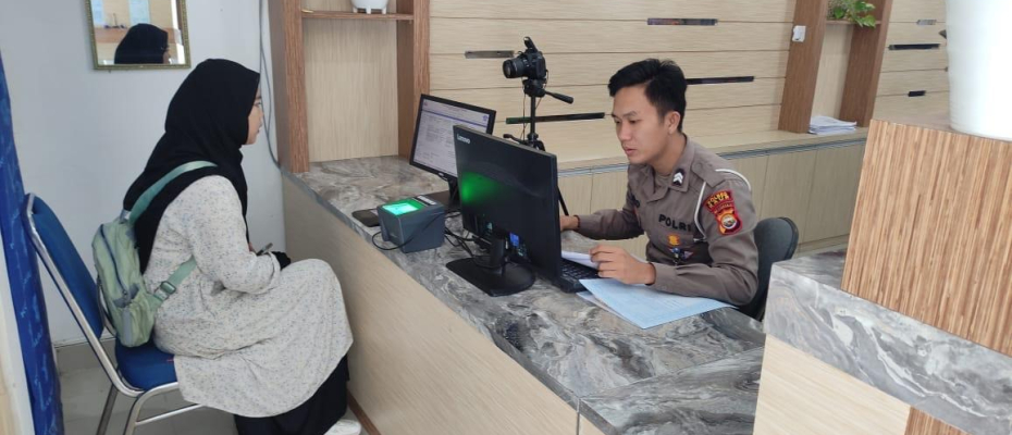 Sat Lantas Polres Kaur Berikan Pelayanan Penerbitan SIM 