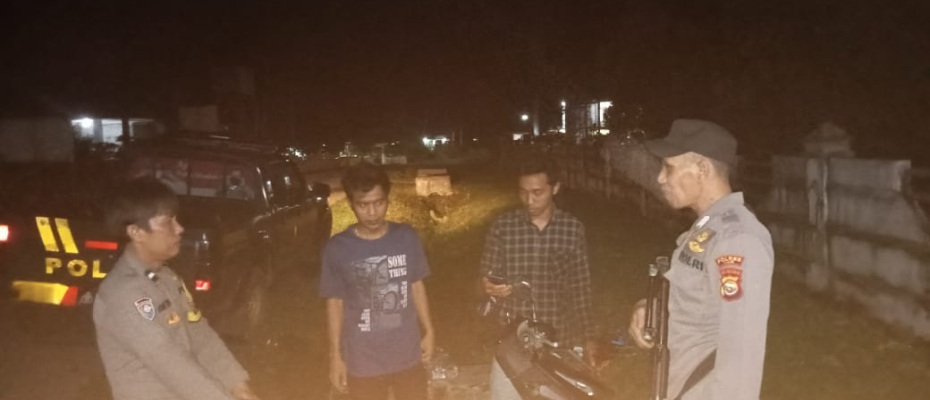 Patroli Dialogis, Polsek Padang Guci Hulu Antisipasi Premanisme dan 3C Serta Pengamanan Objek Vital 