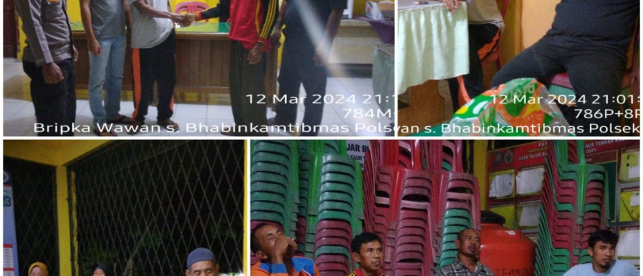 Problem Solving, Bhabinkamtibmas Fasilitasi Penyelesaian Permasalahan Warga Desa Pajar