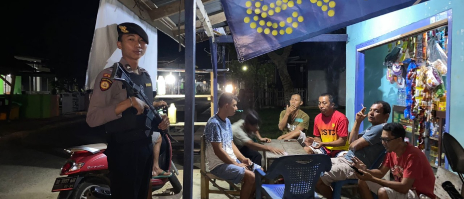 Patroli Presisi, Polres Kaur Sambang Warga Sampaikan Imbauan Cegah Kamtibmas