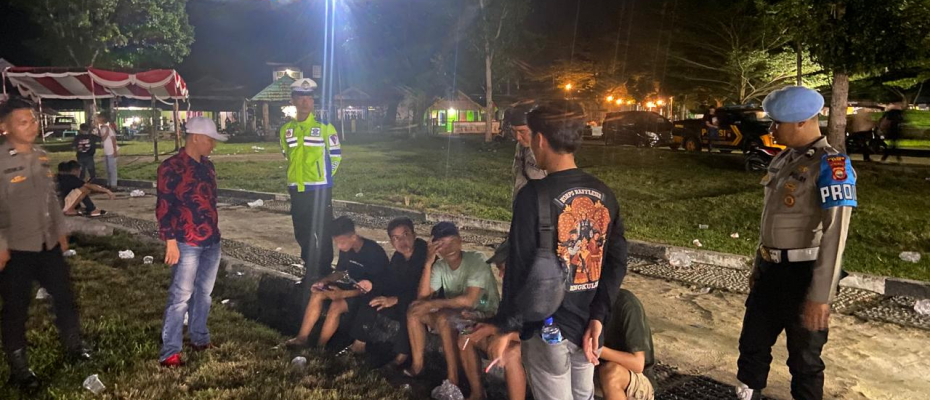 Patroli KRYD, Gabungan Piket Fungsi Polres Kaur di Seputaran Wilayah Kecamatan Kaur Selatan 