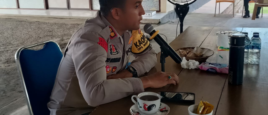 Gelar Anev Mingguan, Kapolres Kaur Imbau Personel Jaga Kmatibmas Jelang Pilkada 