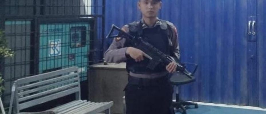 Personel Sat Samapta Polres Kaur Patroli Pengecekan Obyek Vital di Wilkum 