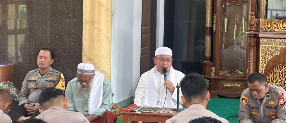 Tingkatkan Moral dan Spiritualitas dalam Pelaksanaan Tugas, Polres Kaur Gelar Binrohtal 
