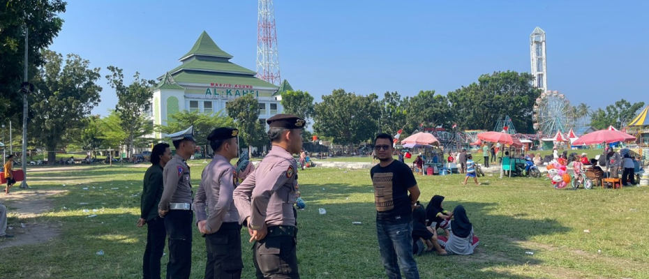 Meriahakan HUT RI Ke 79, Polres Kaur Berikan Pengamanan Turnament Sepak Bola Dandim Cup