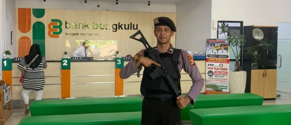 Cek Objek Vital, Sat Samapta Polres Kaur Cegah Gangguan Kamtibmas Seputaran Wilkum 