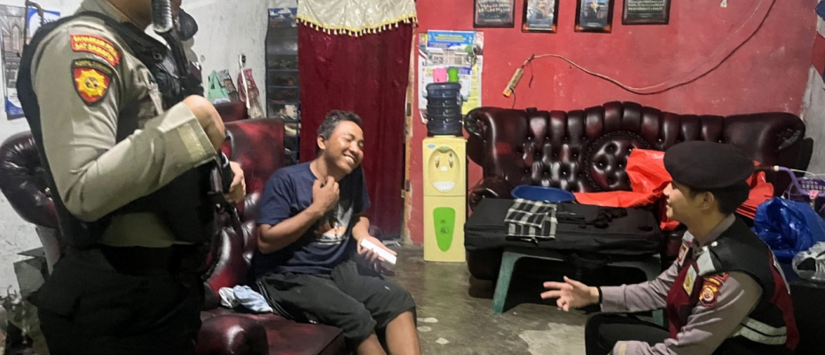 Personel Sat Samapta Polres Kaur Polda Bengkulu, Patroli Dialogis Presisi Pantau Sitkamtibmas