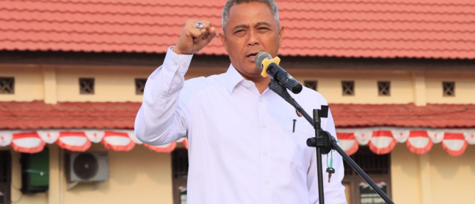 Pimpin Apel Pagi, Kasat Intel Polres Kaur Beri Arahan Jaga Kondusifitas Jelang Pemilukada 2024