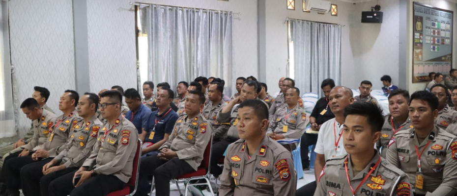 Jeang Pilkada 2024 , Polres Mukomuko Gelar Latihan Pra Ops Mantap Paraja Nala 2024 
