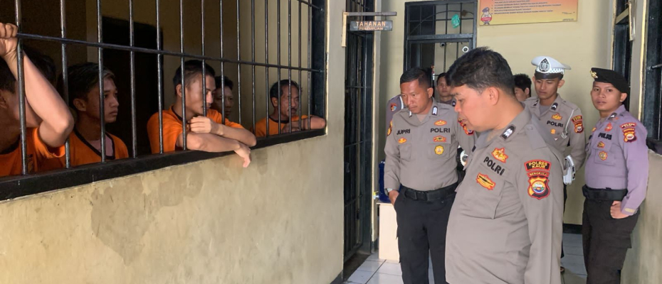 Pastikan Aman Terkendali, KSPK dan Piket fungsi Cek dan Kontrol Tahanan