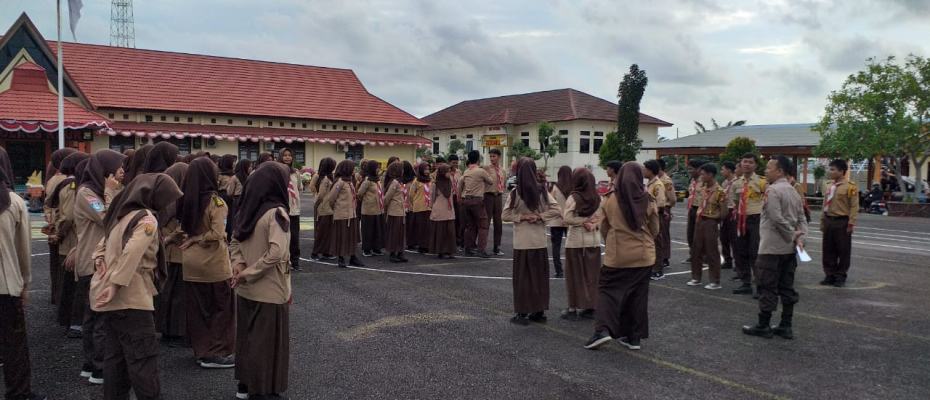 Sat Binmas Polres Kaur Laksanakan Pembinaan dan Pelatihan Anggota Pramuka Saka Bhayangkara