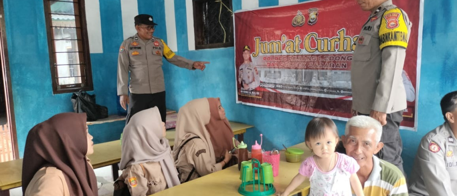 Sebagai Bentuk Pelayanan kepada Warga, Polsek PUT Dengarkan Keuhan Warga Melalui Giat Jumat Curhat 