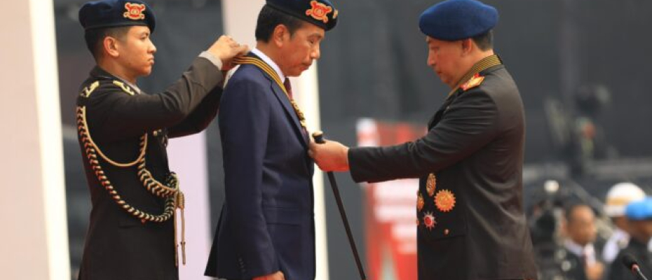 Presiden Jokowi Hadiri Apel Kesiapan Pengamanan Pelantikan Presiden dan Wakil Presiden 2024