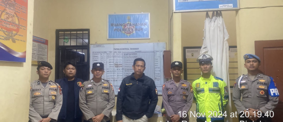 Jamin Kemanan dan Kenyamanan, Polres Kaur Laksanakan Pemeriksaan dan Cek Ruang Tahanan 