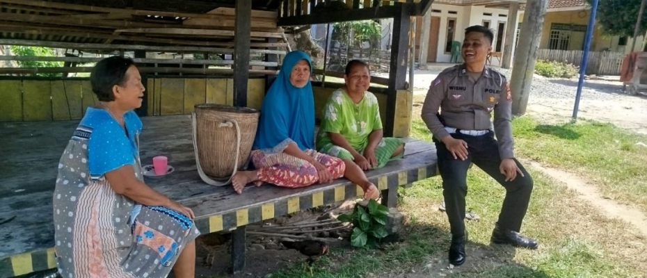 Satlantas Polres Kaur Gelar Sambang Dialogis, Sampaikan Himbauan Kamtibmas kepada Warga