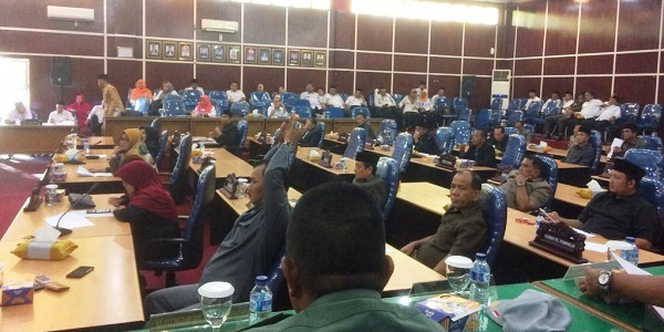 DPRD Kota Bengkulu Rapat Pairpurna Sahkan RPJMD