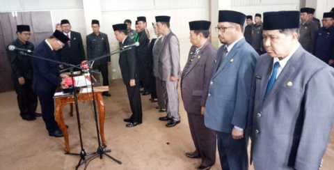 Pelantikan 9 Pejabat Eselon II