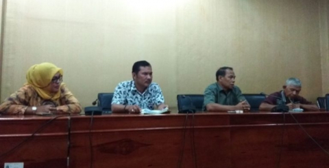 Pansus Aset DPRD Kota Bengkulu, gelar konferensi pers pada hari Selasa sore