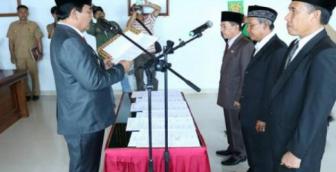 Saat Pelantikan Pejabat Pimpinan Tinggi Pratama