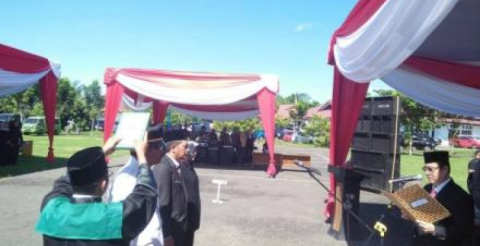 Pelantikan 194 ASN Pemkab Seluma