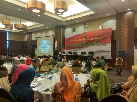 ementerian Koordinator Bidang Politik, Hukum Dan Keamanan Republik Indonesia (Kemenkopolhukam) gelar Forum Koordinasi dan Konsultasi Tata Kelola Pemerintahan. Kegiatan yang dilaksanakan di Hotel Santika, Kamis (5/7/2018)