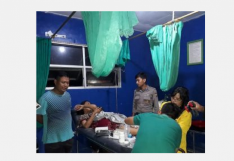 Sadis,,! Lagi Tidur Pulas, Bidan Desa Dibacok