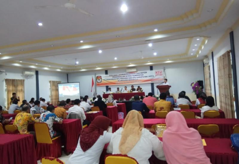 KPU Provinsi Bengkulu Gelar Evaluasi Laporan Keuangan