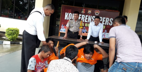 Pelaku pencurian diamankan